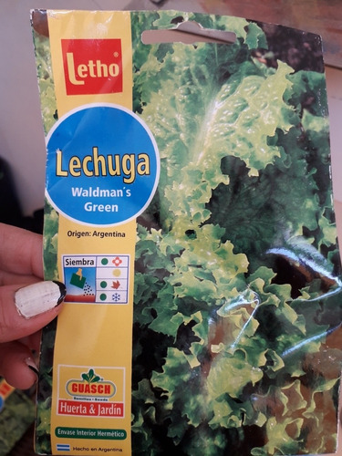 Imagen 5 de 10 de Pack 4 Sobres De Semillas Huerta, Hortalizas, Vegetal, Letho
