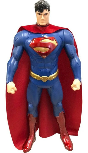 Boneco Super Homem Classico 45cm Liga Da Justiça Mimo 0927
