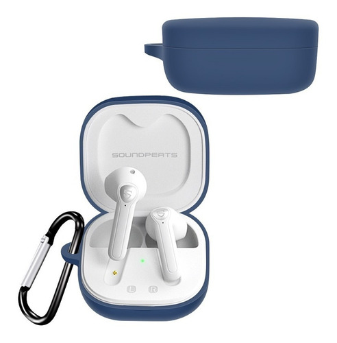 Imagen 1 de 2 de Funda Para Audífonos Soundpeats Trueair2 Con Gancho