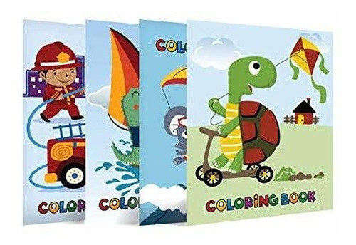 Neliblu Libros Para Colorear Epicos Para Niños - Paquete D