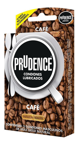 Imagen 3 de 8 de Nuevo Prudence Café Preservativos Caja Con 3 Condones
