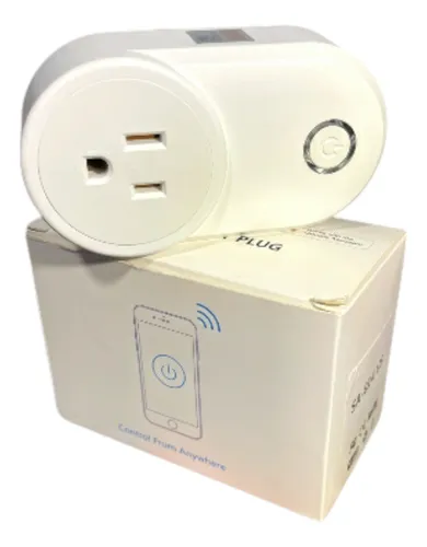 Enchufe Inteligente Smart Plug Wifi Control App Color Blanco