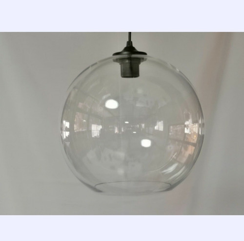 Imagen 3 de 5 de Paquete De Lámpara Colgante De Cristal Esférica Jarrón 20cm