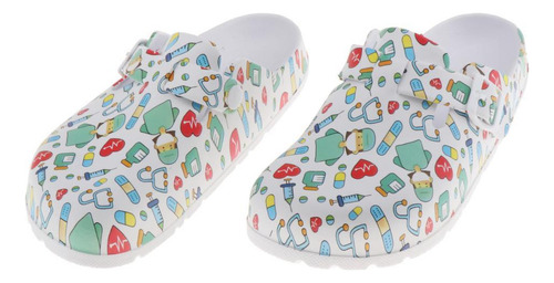 Zapatos De Trabajo Estampados Para Mujer, Sin Cordones, Para