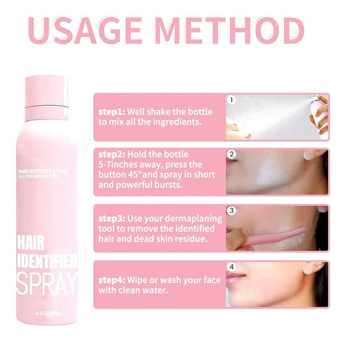 Spray Identificador De Cabello Para Afeitado