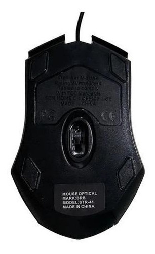 Imagen 3 de 8 de Mouse Usb Optico Cable Scroll Pc Notebook Netbook Envíos