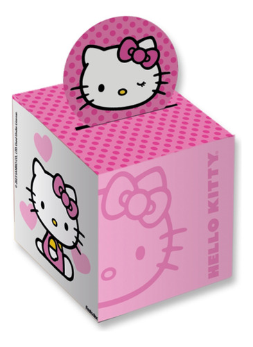 Caixa Hello Kitty Rosa Pop Up - 8 Und - Festcolor - Rizzo