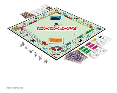 Imagen 2 de 2 de Monopolio Monopoly Clásico Hasbro Gaming (original/nuevo)