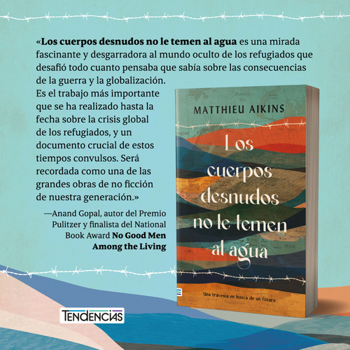 Los Cuerpos Desnudos No Le Temen Al Agua, De Aikins, Matthieu. Editorial Urano, Tapa Blanda, Edición #01 En Español, 2022