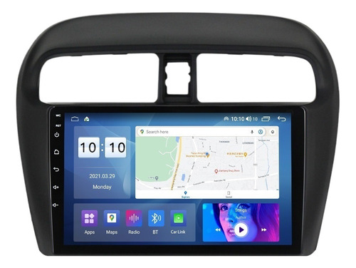 Estéreo 1+16g Para Mitsubishi Mirage Attrage 12-18 Carplay