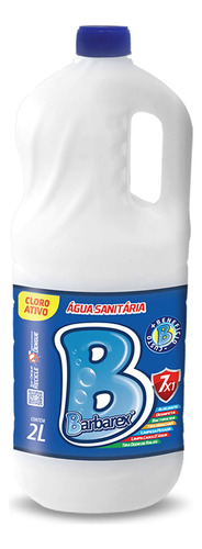 Água Sanitária Com Cloro Ativo Tira Odor Barbarex 2 Litros