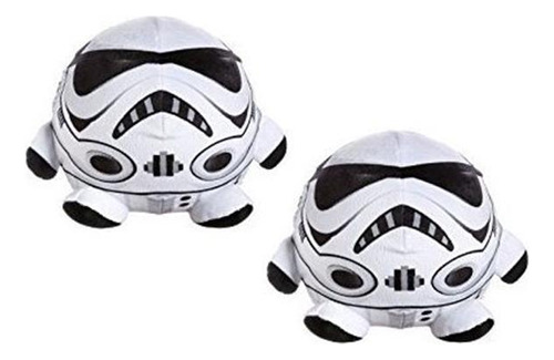 2 Storm Trooper De Star Wars Palz Luz Felpa Noche! 6 Pulgad