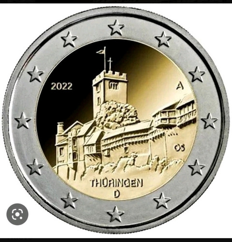 Moneda Conmemorativa Alemania 2022, Thuringe.