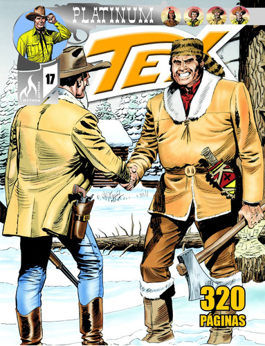 Tex Platinum Nº 17, de Boselli, Mauro. Editora Edições Mythos Eireli, capa mole em português, 2018