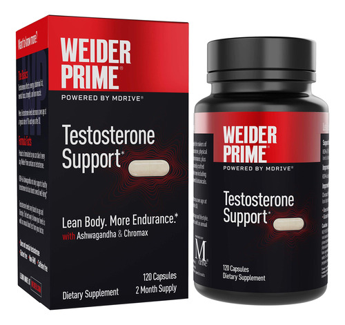 Suplemento Weider Prime Saludable De Testosterona Para Hombr