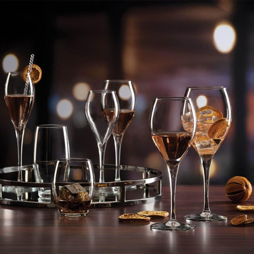 Set De 6 Vaso De Whisky 390 Cc. Linea Monte Carlo