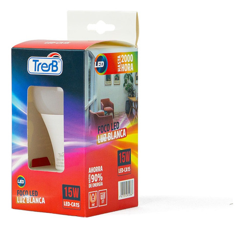 Foco Led 15w Tres B Tipo A
