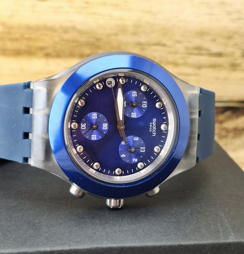 Reloj Swatch Irony Diaphane Cronho Local Grtia (Usado)