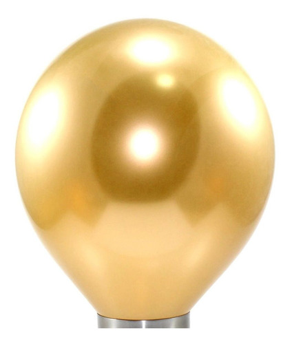 25 Unidades - Balão - Bexiga Cromado Metalizado Dourado 