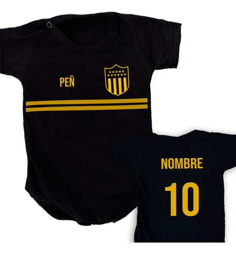 Body Bebé Futbol Peñarol The Strongest Personalizado