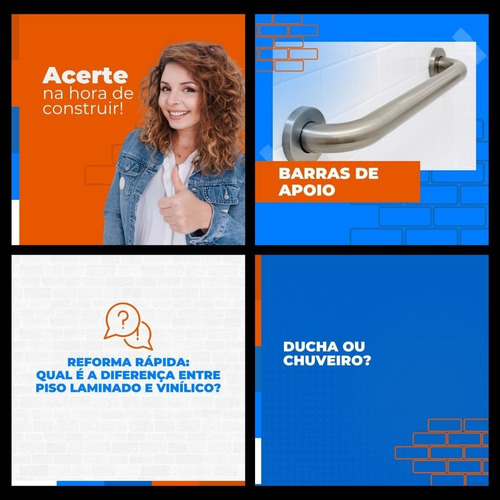 290 Artes Depósito Materiais Construção 100% Editáveis Canva