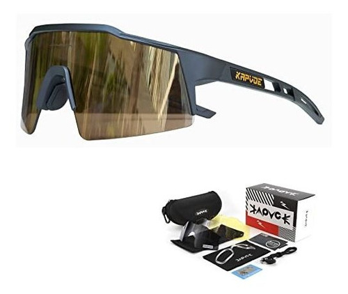 Kapvoe Cycling Glasses Polarized Mountain Bike Sunglasses Wo