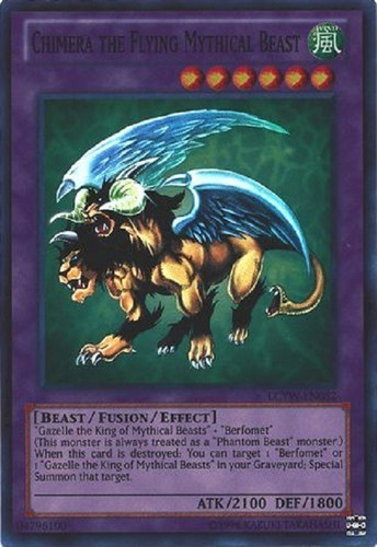 Quimera La Bestia Voladora Mítica Super Raro Yugioh