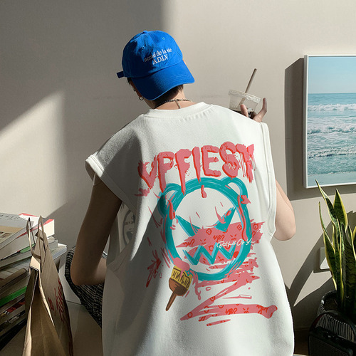 Camiseta Sin Mangas De Verano Para Hombre, Moderna Camiseta