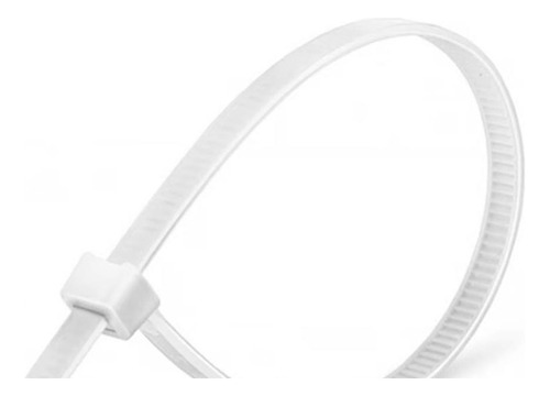 Abracadeira Nylon Thompson Branca 3,6mmx250mm Com 100 Pecas
