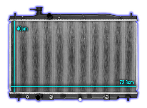 Radiador Honda Crv 2.4 Dohc 24v Aut.