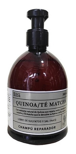 Shampoo Quínoa Té Matcha 300 Ml - Apícola Del Alba