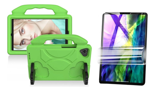 Carcasa Para Samsung Tab A7 Lite Niños + Lámina De Hidrogel