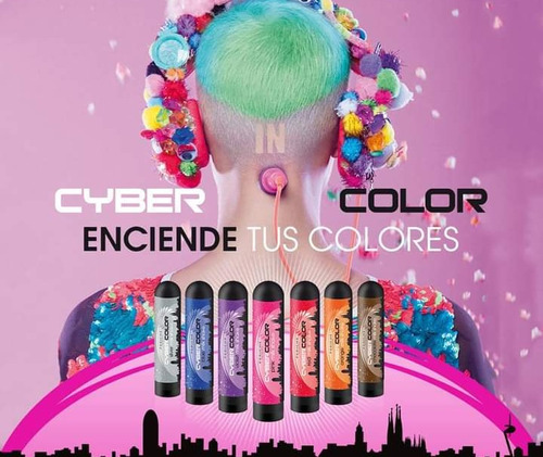 Elegance - Colores Fantasías Para El Cabello - Cyber Color 