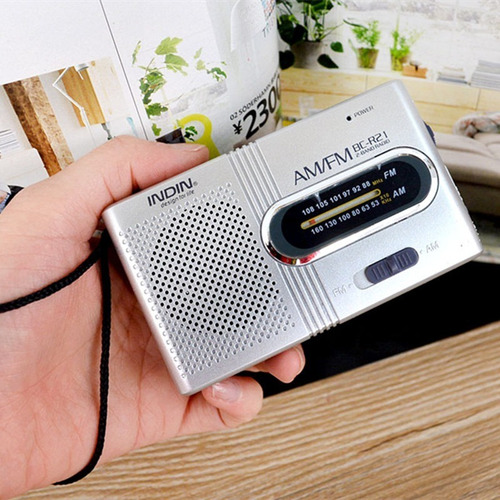 Radio Am/fm Portátil De Bolsillo A Pilas De Emergencia