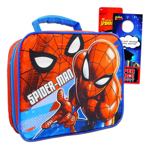 Juego De Bolsas De Almuerzo Marvel Spiderman Para Ninos, ...