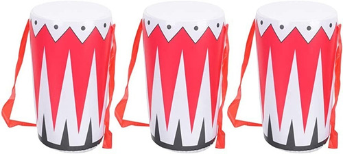 Inflable De Timbal Tambor Con Tira De 30 Cm De Alto