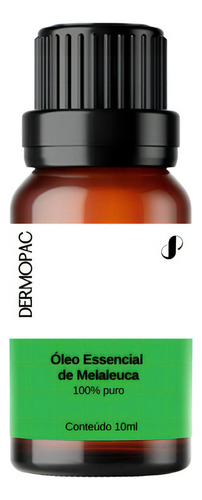Oleo Essencial De Melaleuca Tea Tree 100% Puro Aromaterapia Dermopac 10ml