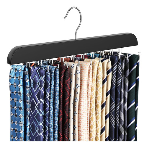 Percha De Corbata Con 20 Ganchos Plegables Para Armario
