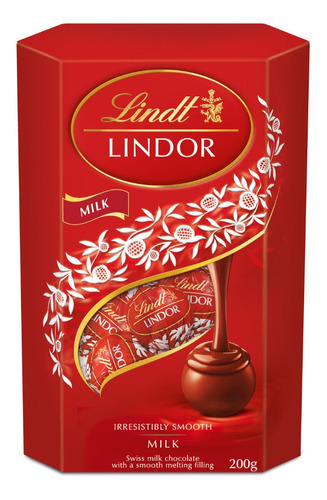 Lindt Lindor Milk 200 Gr. Origen Suizo