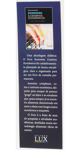 Imagem 3 de 4 de Livro Economia & Cenários Econômicos. R$ 39,90 ( 85 Pág.)
