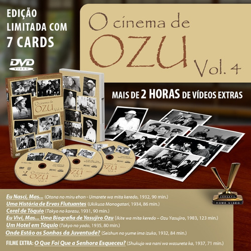 O Cinema De Ozu Vol. 4 - Edição Limitada Com 7 Cards