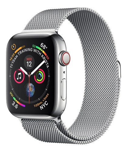 Apple Watch Series 4 44mm Acero Silicona Milanese 4g Lte