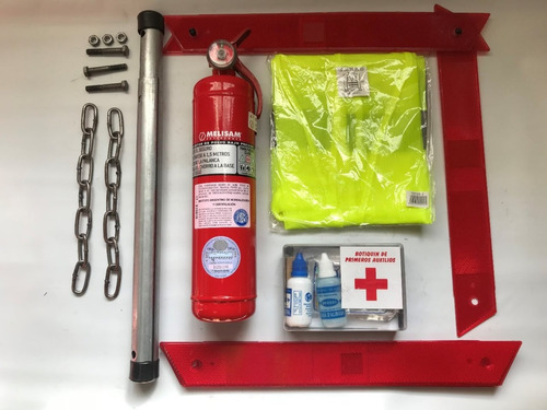 Kit De Seguridad Vial Emergencia Reglamentario 5 En 1 Auto