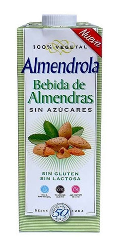 Almendrola Bebida De Almendras Sin Azuca - mL a $13