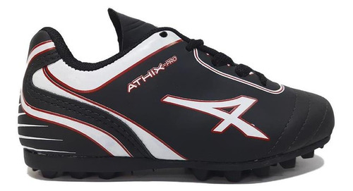 Athix Botin Kids - Power Full Tf Negrorojo