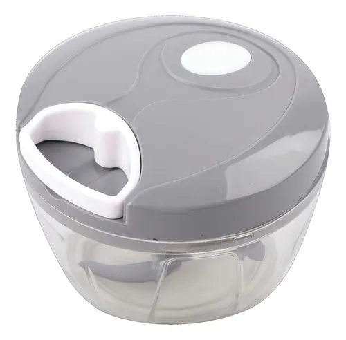 Mini Processador Triturador Alimentos Manual 3 Lâminas 500ml Cor ...