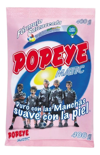 Detergente En Polvo Popeye 400g