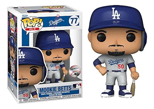 Figura De Vinilo Mookie Betts Mlb: Dodgers Funko Pop