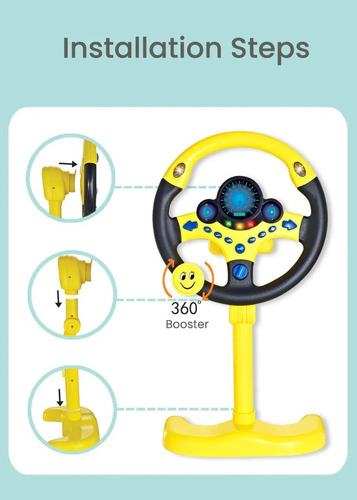 A Juguete De Volante Interactivo For Niños Con Sonido