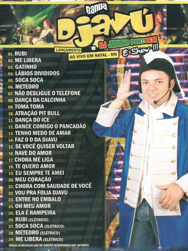 Dvd Banda Djavú E Dj Juninho Portugal - Ao Vivo Em Natal, Rn | MercadoLivre Dvd Banda Djavú E Dj Juninho Portugal - Ao Vivo Em Natal, Rn | MercadoLivre